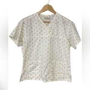 Peaches Scrub Tops Bundle Butterflies Polka Dots Medical Office No size tag